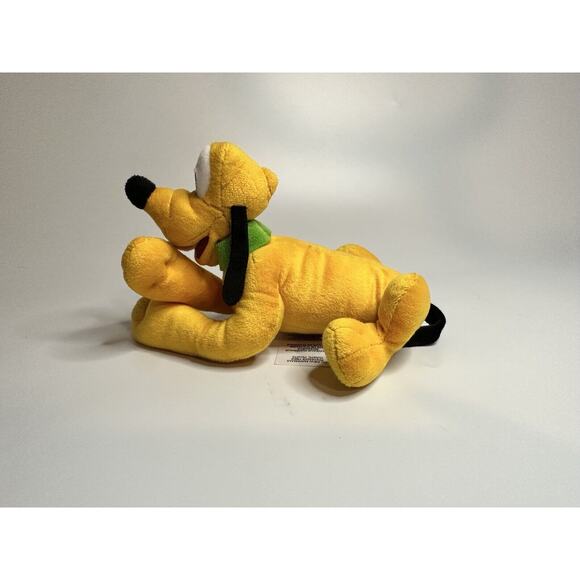 Disney Pluto Stuffed Animal Good Condition Mickey Mouse Fab5 Plush 7" - Picture 3 of 7
